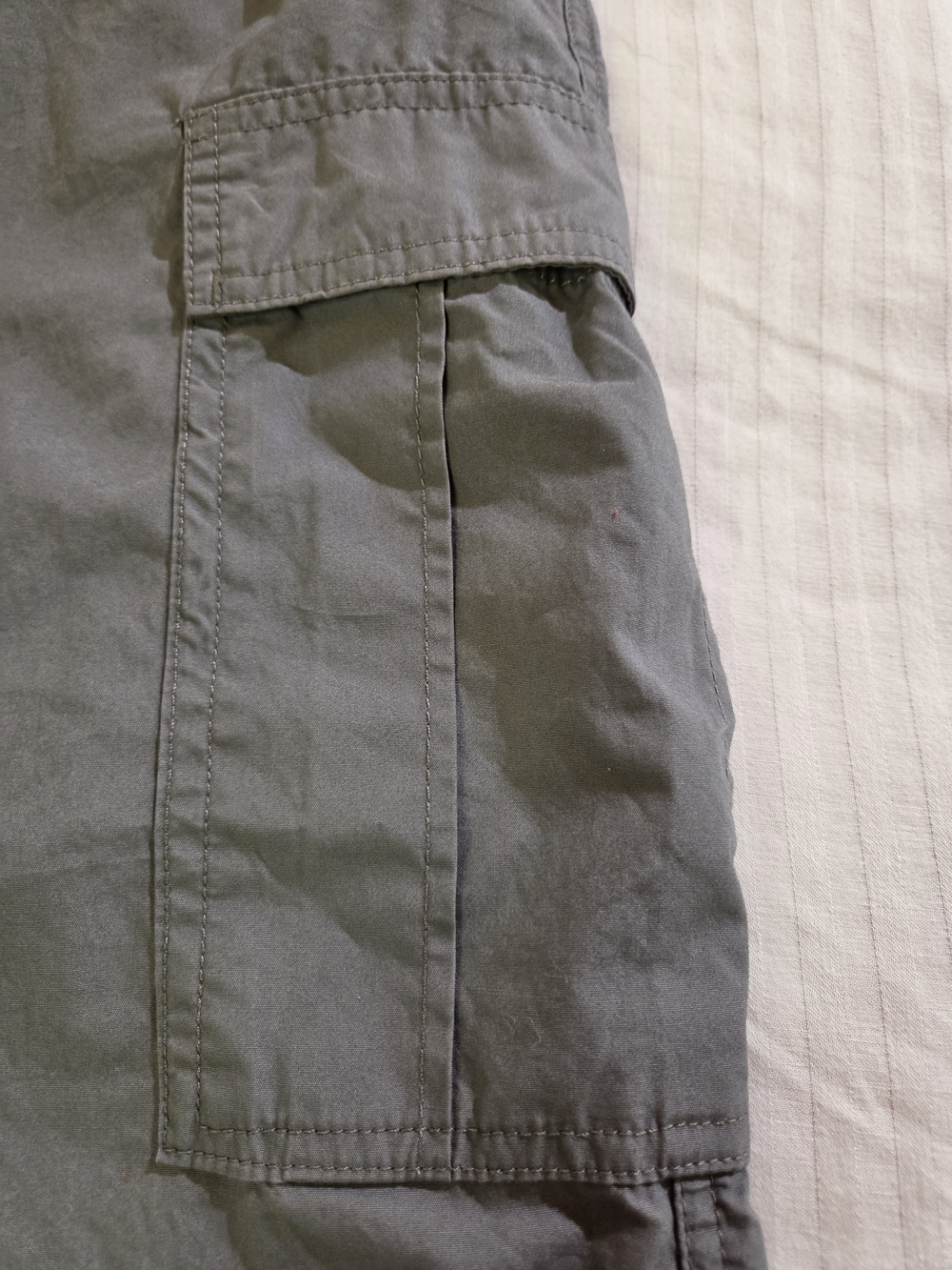 Converse Gray Cargo Skirt Womens Size XL Casual Drawstring Cargo Midi Skirt - Picture 3 of 13